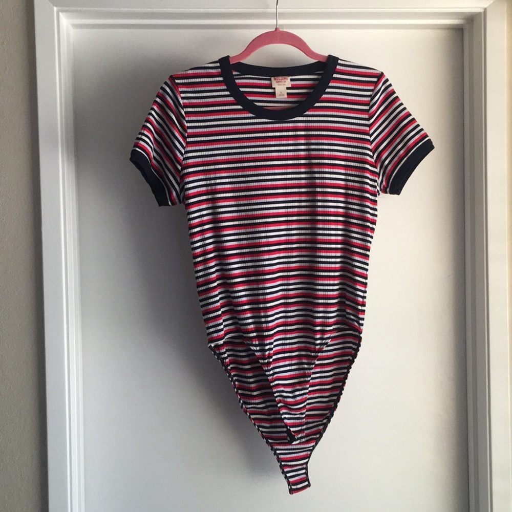Stripped Bodysuit